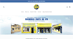 Desktop Screenshot of gasworldparts.com